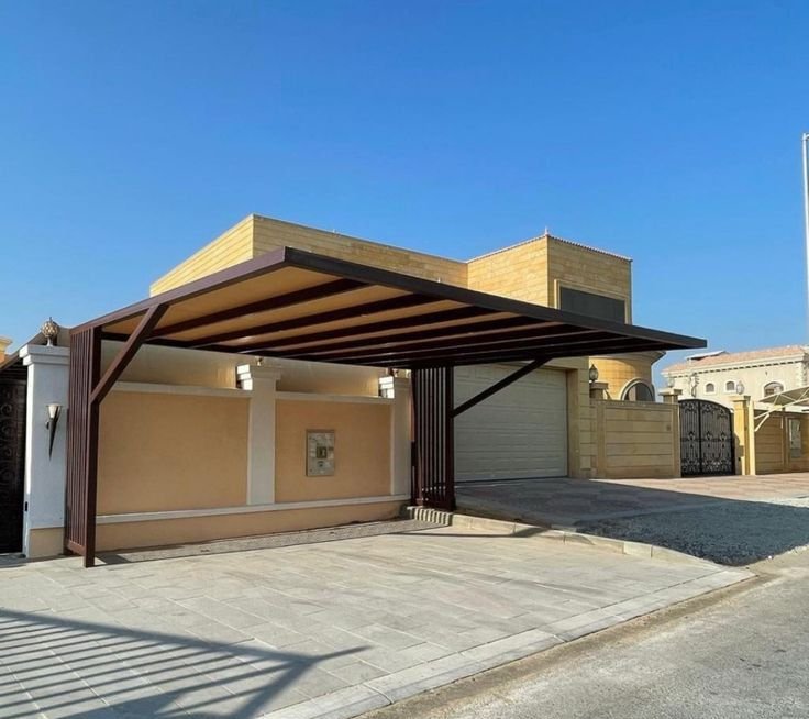 مظلة سيارات كابولي مودرن - فخامة وعزل حراري